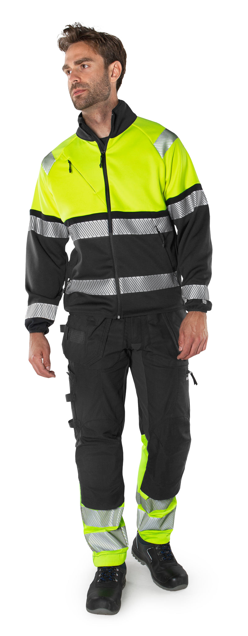 Load image into Gallery viewer, Trousers FRISTADS HIGH VIS CRAFTSMAN STRETCH TROUSERS CLASS 1 2608 FASG
