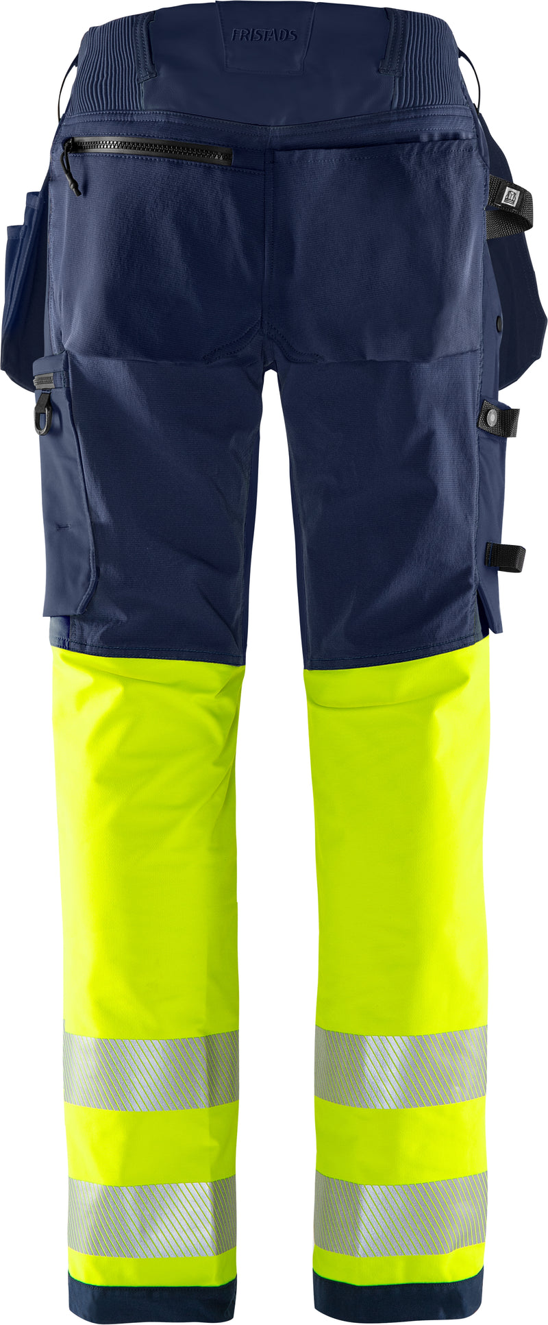 Load image into Gallery viewer, Trousers FRISTADS HIGH VIS GREEN CRAFTSMAN STRETCH TROUSERS CLASS 1 2643 GSTP

