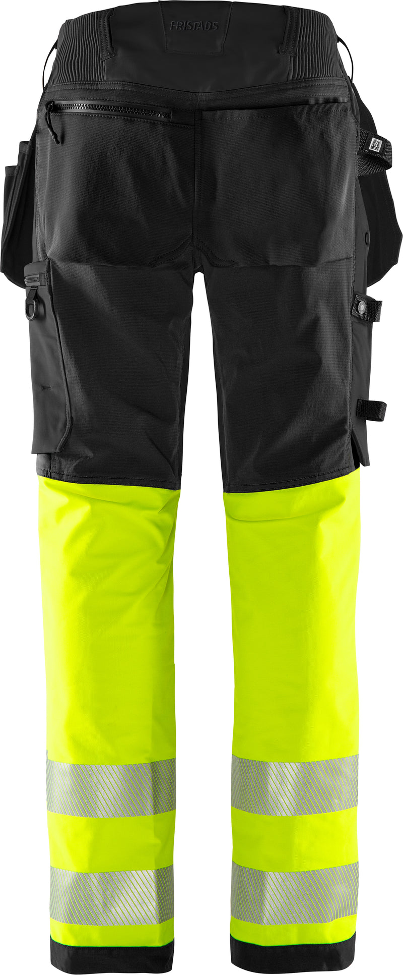 Load image into Gallery viewer, Trousers FRISTADS HIGH VIS GREEN CRAFTSMAN STRETCH TROUSERS CLASS 1 2643 GSTP
