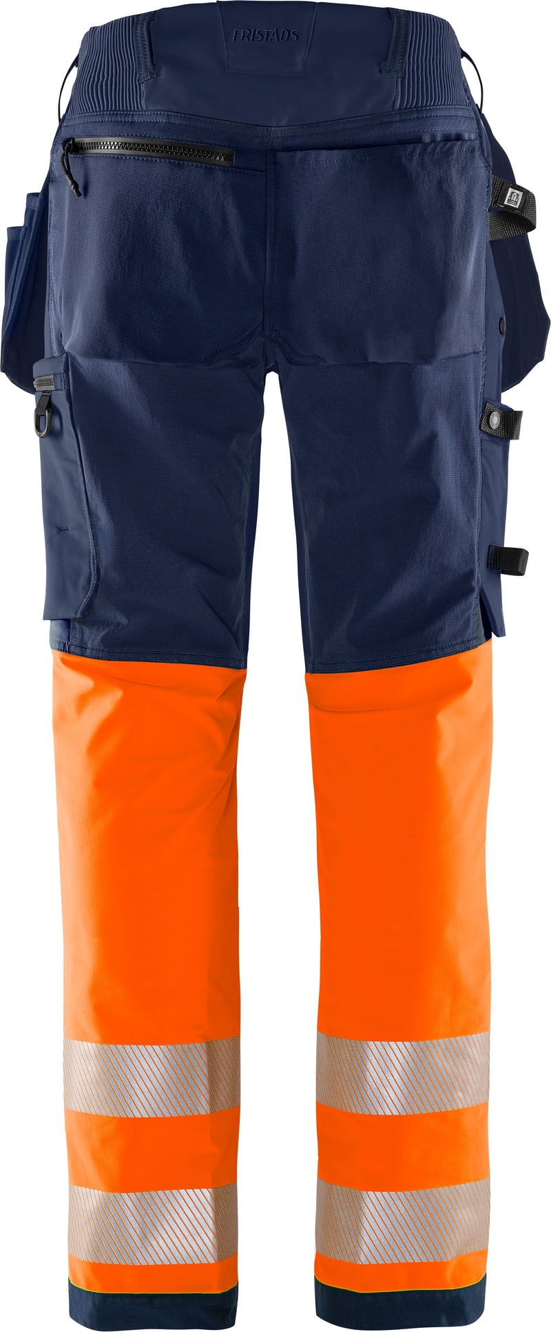 Load image into Gallery viewer, Trousers FRISTADS HIGH VIS GREEN CRAFTSMAN STRETCH TROUSERS CLASS 1 2643 GSTP
