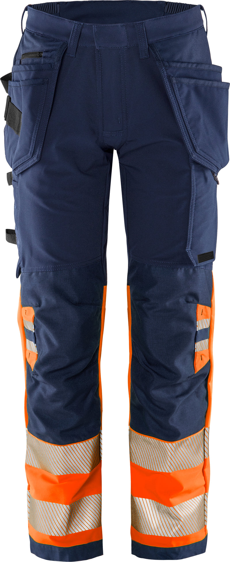 Load image into Gallery viewer, Trousers FRISTADS HIGH VIS GREEN CRAFTSMAN STRETCH TROUSERS CLASS 1 2643 GSTP
