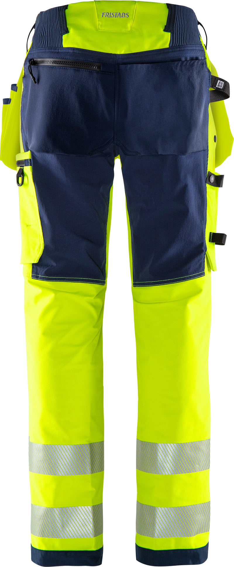 Load image into Gallery viewer, Trousers FRISTADS HIGH VIS GREEN CRAFTSMAN STRETCH TROUSERS CLASS 2 2644 GSTP
