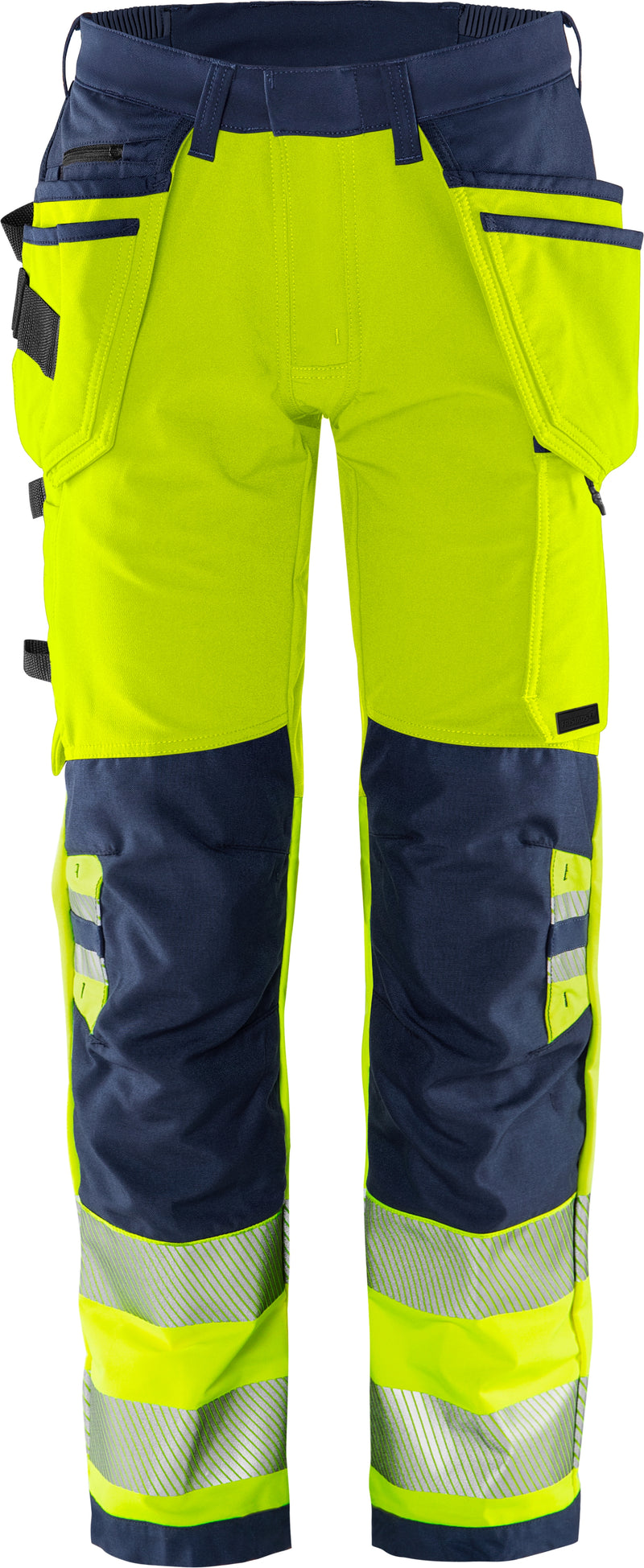 Load image into Gallery viewer, Trousers FRISTADS HIGH VIS GREEN CRAFTSMAN STRETCH TROUSERS CLASS 2 2644 GSTP
