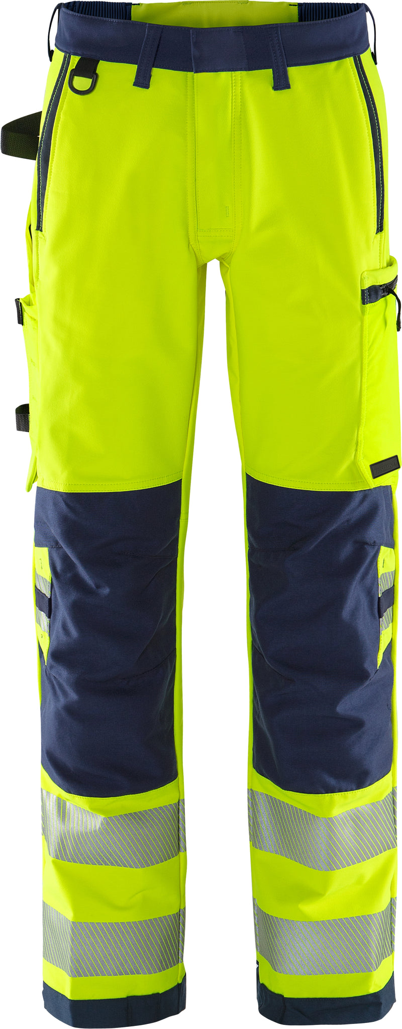 Load image into Gallery viewer, Trousers FRISTADS HIGH VIS GREEN STRETCH TROUSERS CLASS 2 2645 GSTP
