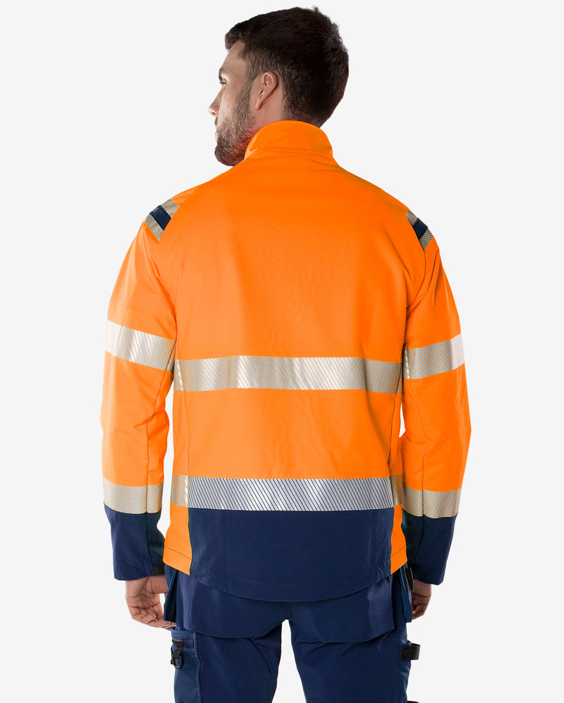 Load image into Gallery viewer, Jacket FRISTADS HIGH VIS GREEN STRETCH JACKET CLASS 3 4647 GSTP
